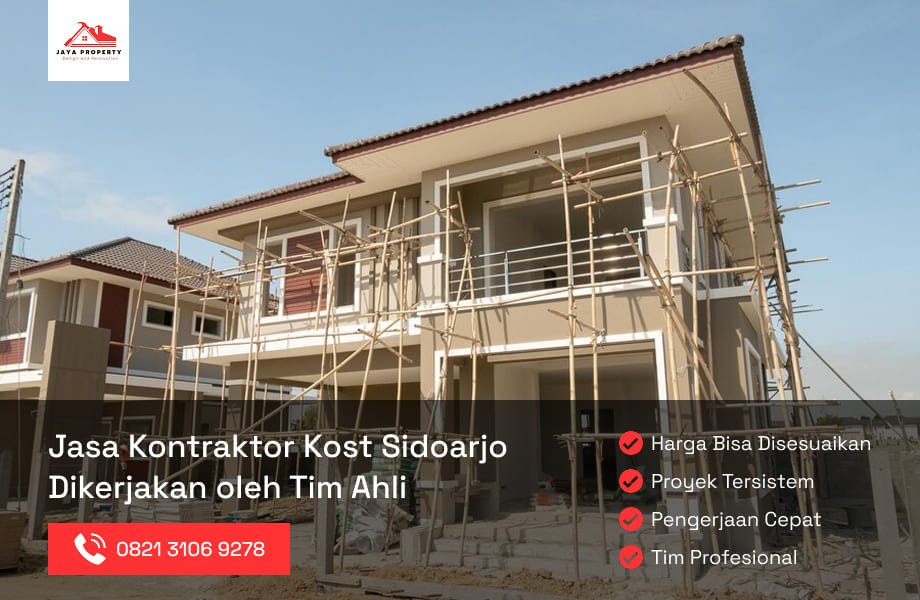 Jasa Kontraktor Kost Sidoarjo