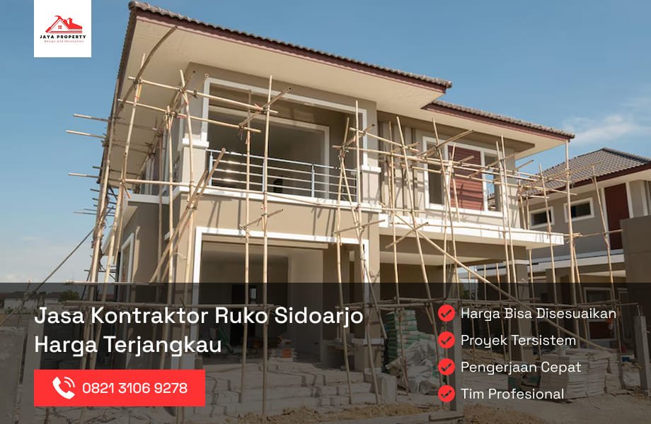 Jasa Kontraktor Ruko Sidoarjo